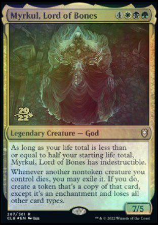 Myrkul, Lord of Bones [Commander Legends: Battle for Baldur's Gate Prerelease Promos] | Cards and Coasters CA