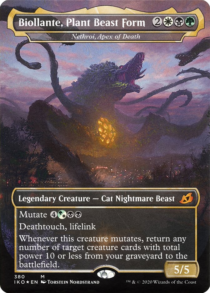 Nethroi, Apex of Death - Biollante, Plant Beast Form (Godzilla Series) [Ikoria: Lair of Behemoths] | Cards and Coasters CA