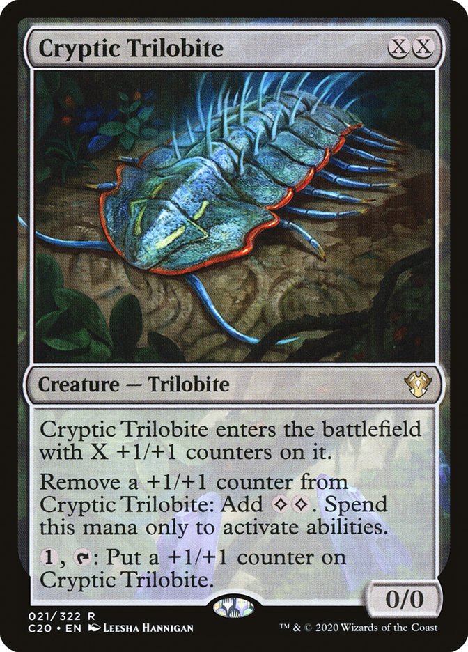 Cryptic Trilobite [Commander 2020] | Cards and Coasters CA