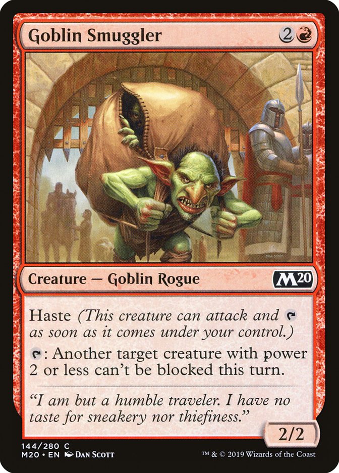 Goblin Smuggler [Core Set 2020] | Cards and Coasters CA