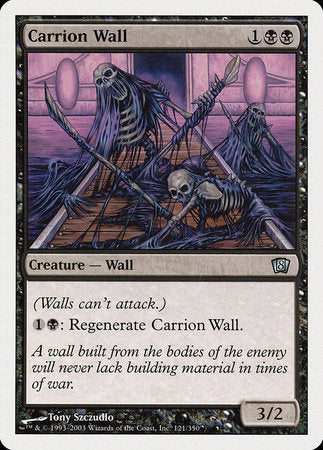 Carrion Wall [Eighth Edition] | Cards and Coasters CA