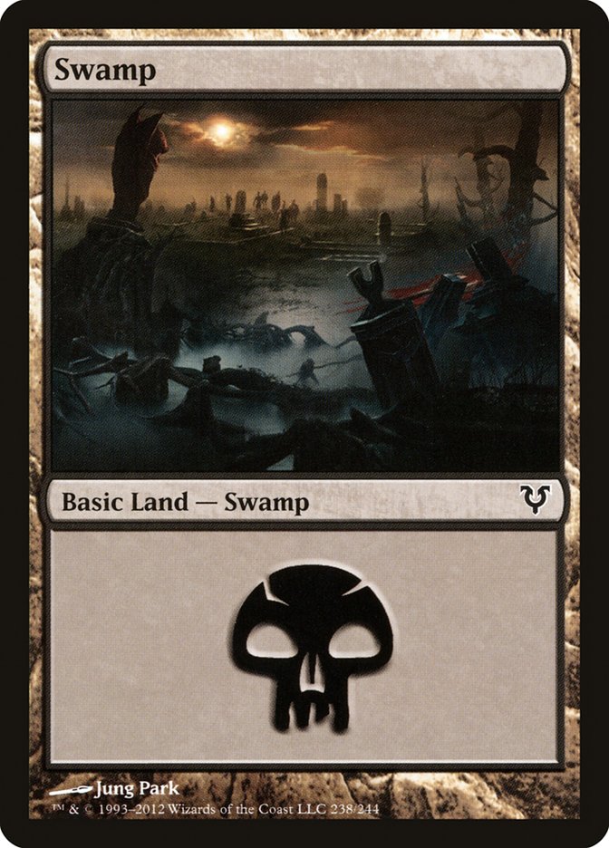 Swamp (238) [Avacyn Restored] | Cards and Coasters CA