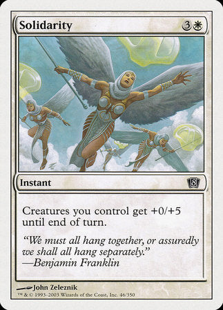 Solidarity [Eighth Edition] | Cards and Coasters CA