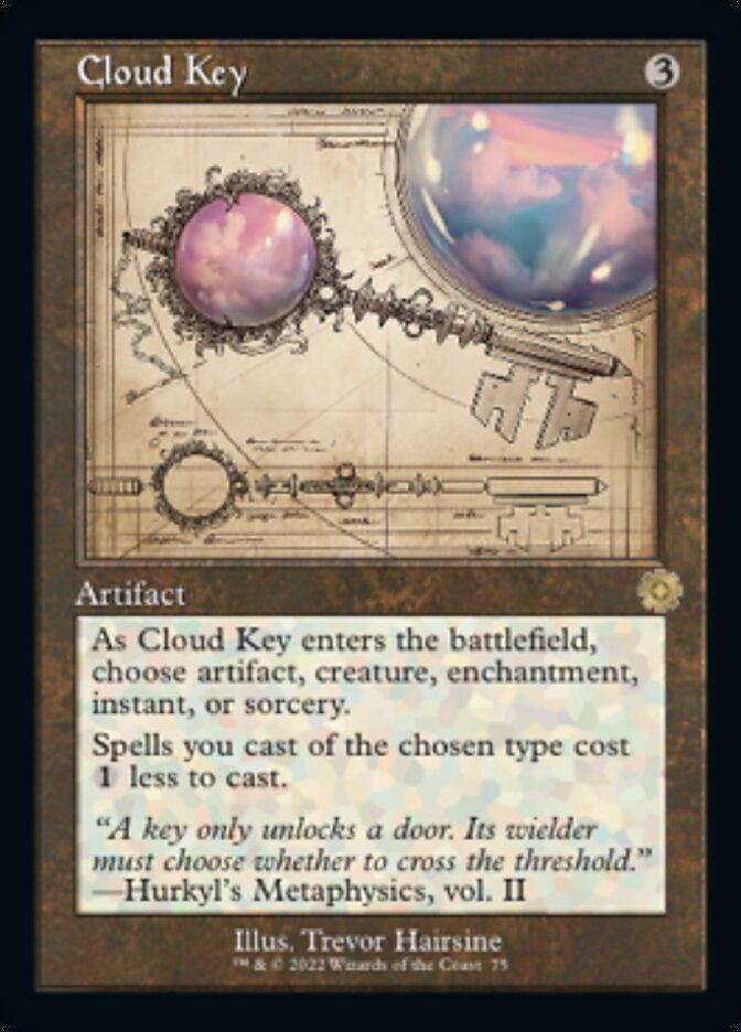 Cloud Key (Retro Schematic) [The Brothers' War Retro Artifacts] | Cards and Coasters CA