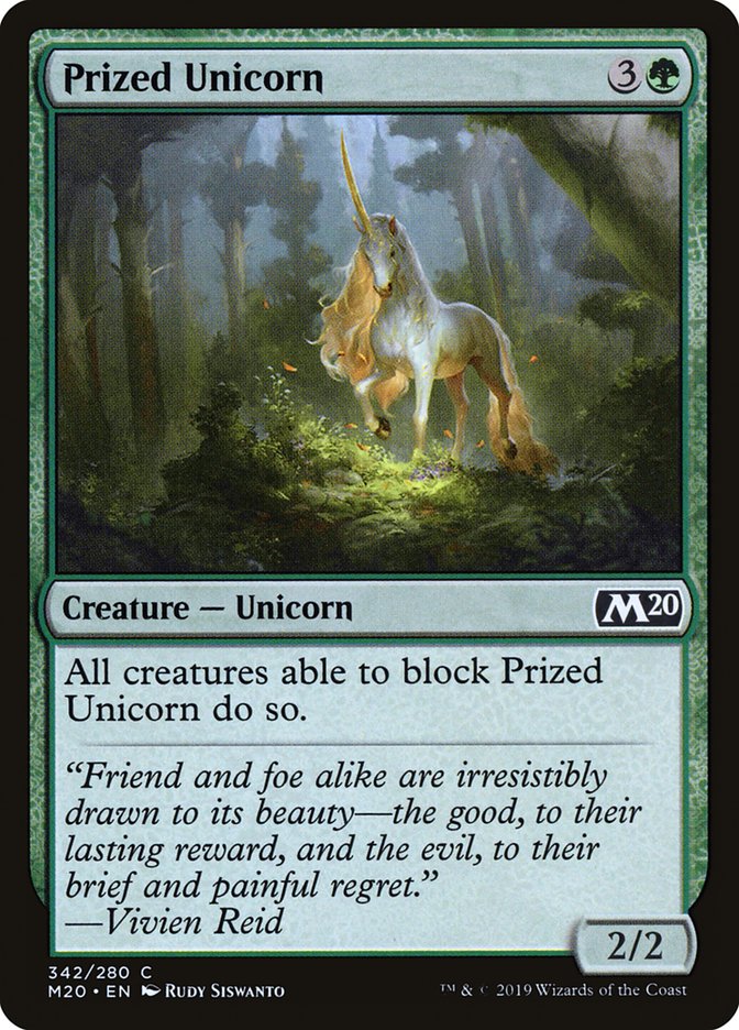 Prized Unicorn [Core Set 2020] | Cards and Coasters CA
