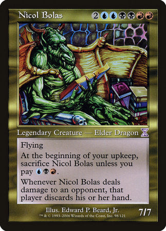 Nicol Bolas [Time Spiral Timeshifted] | Cards and Coasters CA
