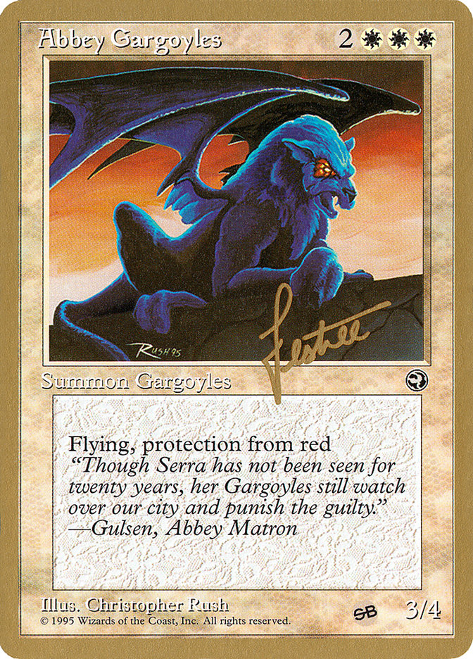 Abbey Gargoyles (Bertrand Lestree) (SB) [Pro Tour Collector Set] | Cards and Coasters CA