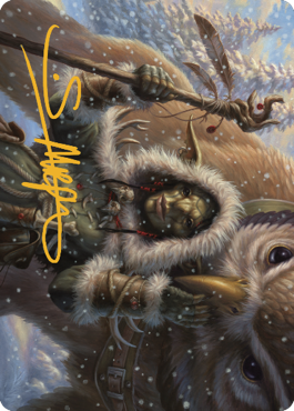 Owlbear Shepherd Art Card (Gold-Stamped Signature) [Commander Legends: Battle for Baldur's Gate Art Series] | Cards and Coasters CA