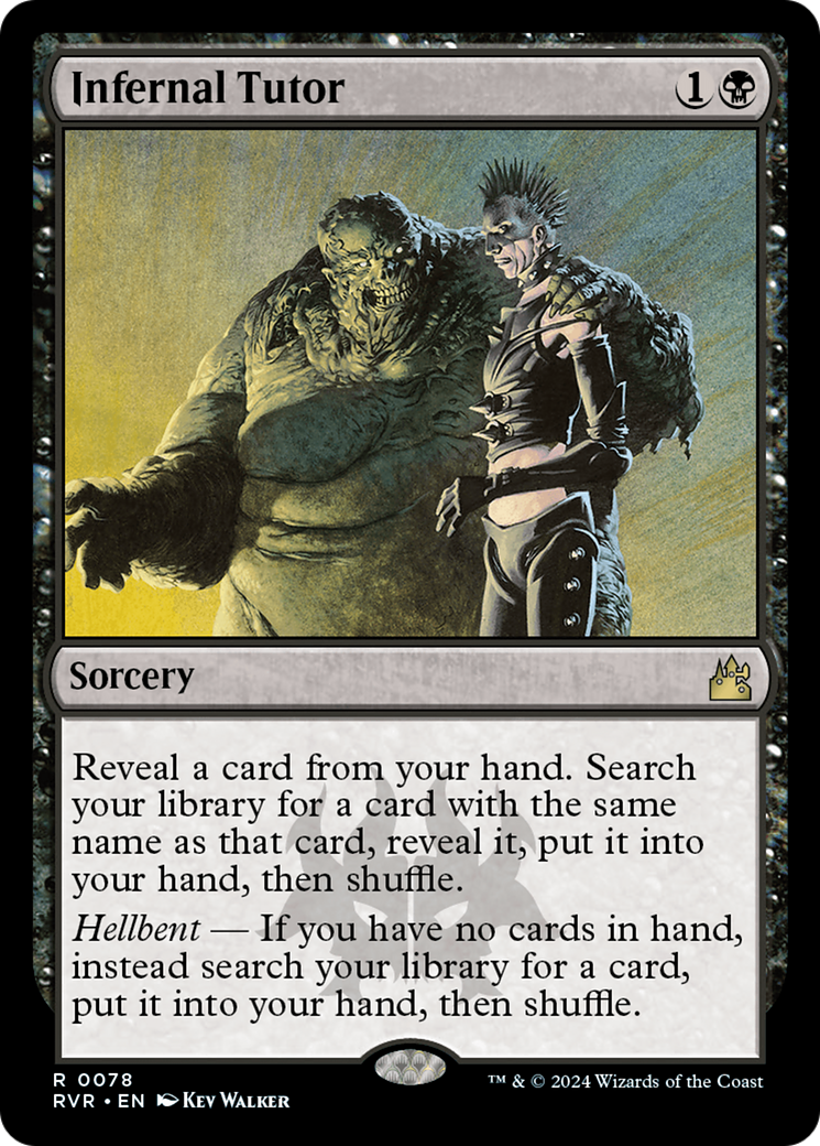 Infernal Tutor [Ravnica Remastered] | Cards and Coasters CA