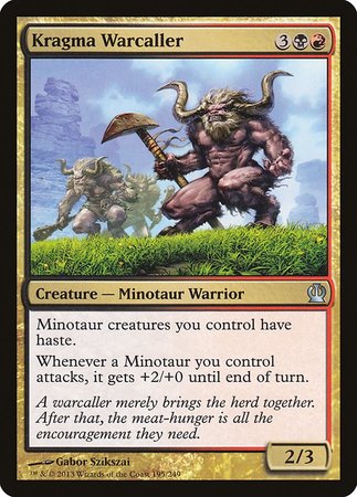 Kragma Warcaller [Theros] | Cards and Coasters CA