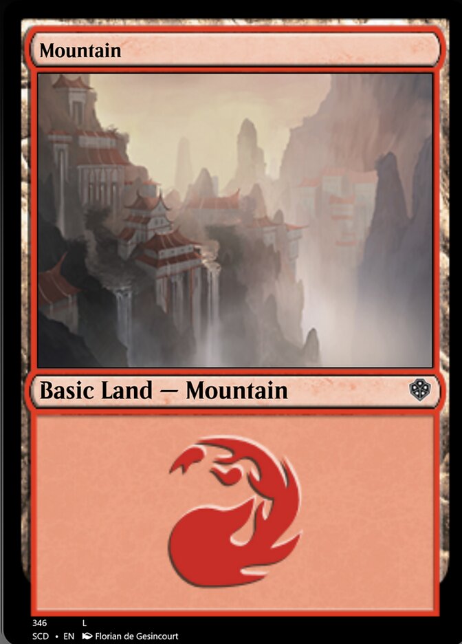 Mountain (346) [Starter Commander Decks] | Cards and Coasters CA