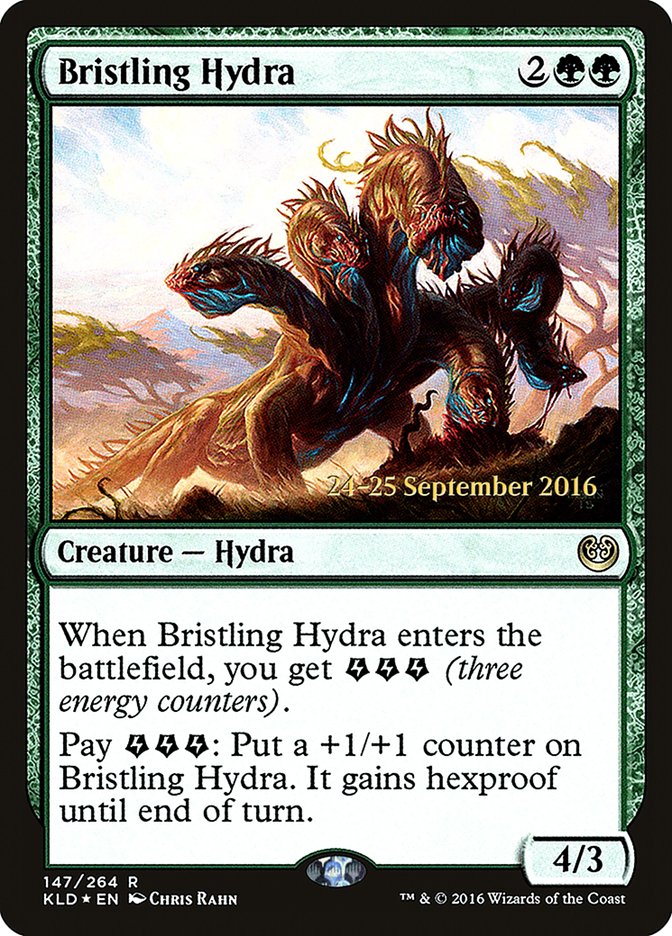 Bristling Hydra  [Kaladesh Prerelease Promos] | Cards and Coasters CA