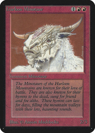 Hurloon Minotaur [Limited Edition Alpha] | Cards and Coasters CA