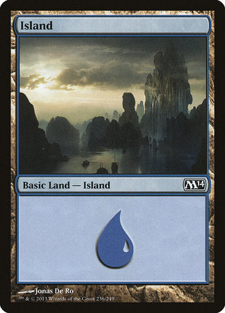 Island (236) [Magic 2014] | Cards and Coasters CA