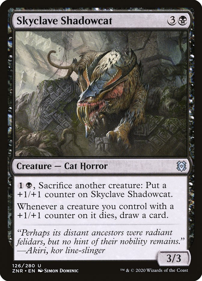 Skyclave Shadowcat [Zendikar Rising] | Cards and Coasters CA