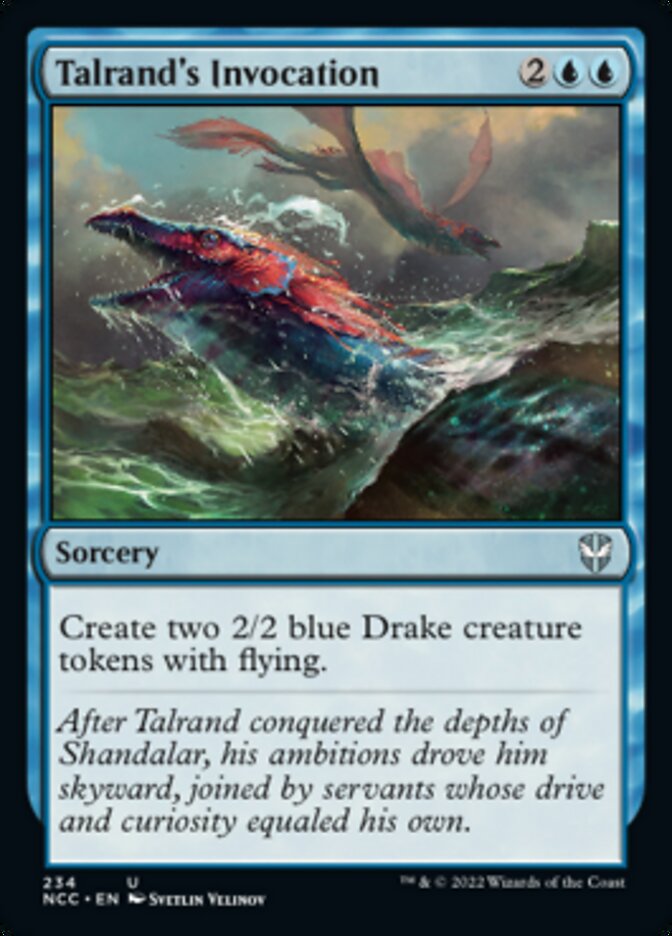 Talrand's Invocation [Streets of New Capenna Commander] | Cards and Coasters CA