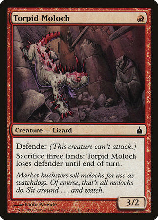 Torpid Moloch [Ravnica: City of Guilds] | Cards and Coasters CA