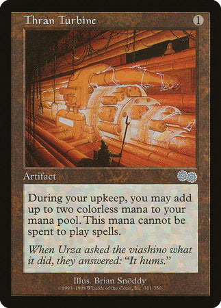 Thran Turbine [Urza's Saga] | Cards and Coasters CA