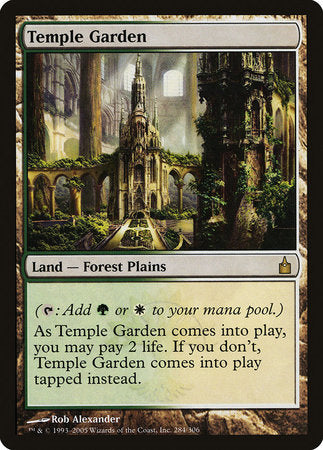 Temple Garden [Ravnica: City of Guilds] | Cards and Coasters CA