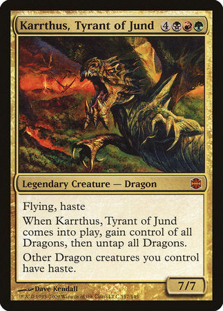 Karrthus, Tyrant of Jund [Alara Reborn] | Cards and Coasters CA