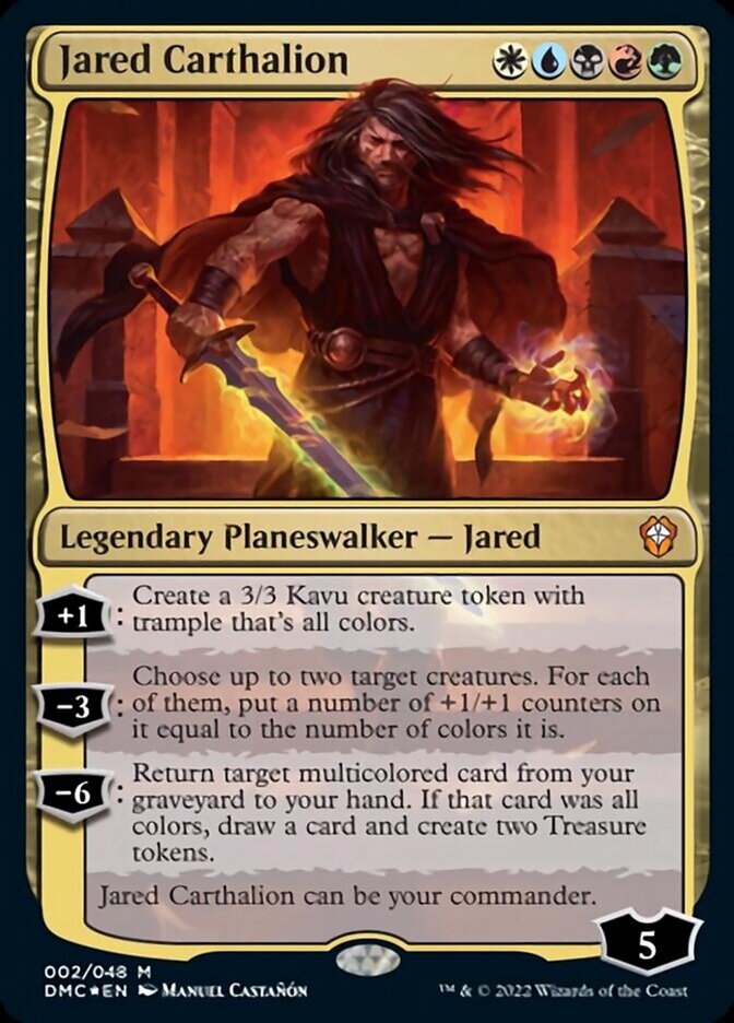 Jared Carthalion [Dominaria United Commander] | Cards and Coasters CA