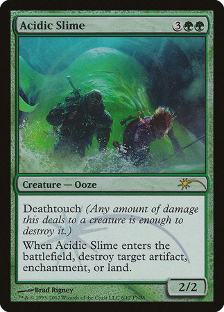 Acidic Slime [Friday Night Magic 2012] | Cards and Coasters CA