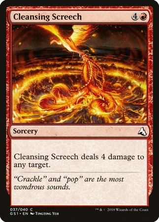 Cleansing Screech [Global Series Jiang Yanggu & Mu Yanling] | Cards and Coasters CA