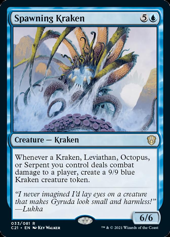 Spawning Kraken [Commander 2021] | Cards and Coasters CA