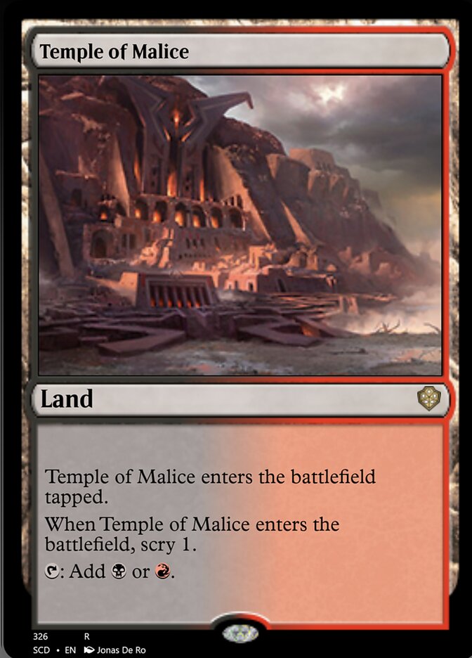 Temple of Malice [Starter Commander Decks] | Cards and Coasters CA