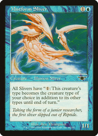 Mistform Sliver [Legions] | Cards and Coasters CA