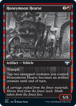 Honeymoon Hearse [Innistrad: Double Feature] | Cards and Coasters CA