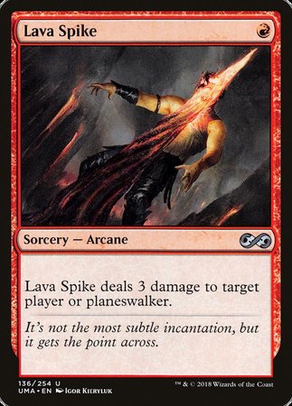 Lava Spike [Ultimate Masters] | Cards and Coasters CA