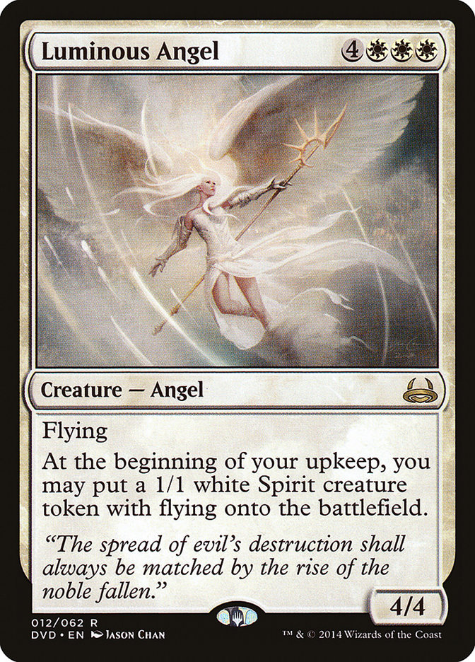 Luminous Angel (Divine vs. Demonic) [Duel Decks Anthology] | Cards and Coasters CA