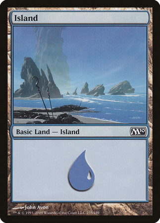 Island (235) [Magic 2010] | Cards and Coasters CA