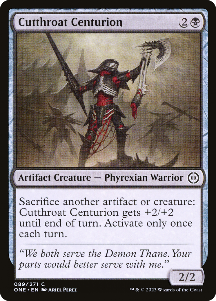 Cutthroat Centurion [Phyrexia: All Will Be One] | Cards and Coasters CA