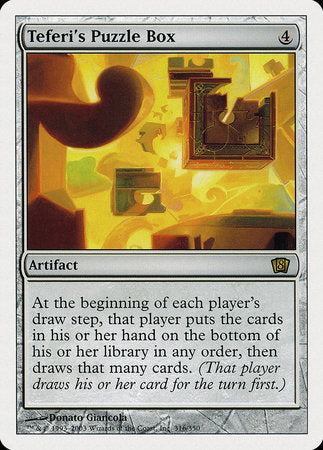 Teferi's Puzzle Box [Eighth Edition] | Cards and Coasters CA