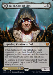 Valki, God of Lies // Tibalt, Cosmic Impostor (Borderless) [Kaldheim] | Cards and Coasters CA