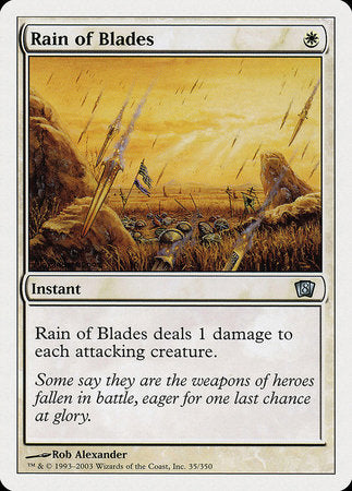 Rain of Blades [Eighth Edition] | Cards and Coasters CA