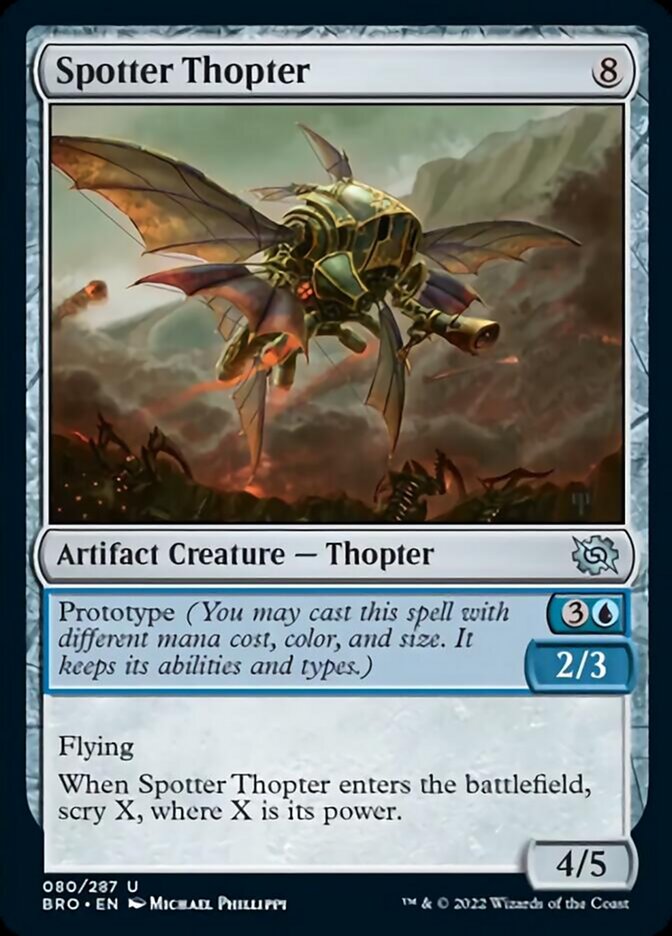 Spotter Thopter [The Brothers' War] | Cards and Coasters CA