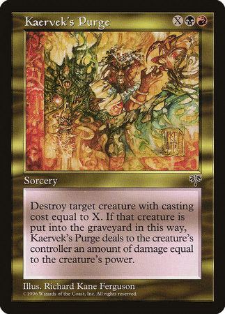Kaervek's Purge [Mirage] | Cards and Coasters CA