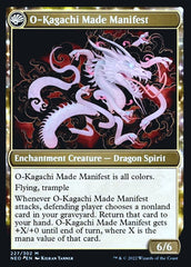 The Kami War // O-Kagachi Made Manifest [Kamigawa: Neon Dynasty Prerelease Promos] | Cards and Coasters CA