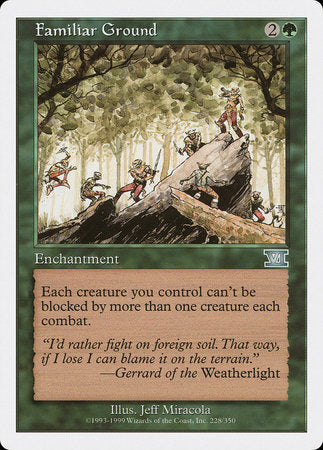 Familiar Ground [Classic Sixth Edition] | Cards and Coasters CA
