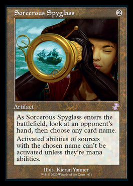 Sorcerous Spyglass (Timeshifted) [Time Spiral Remastered] | Cards and Coasters CA