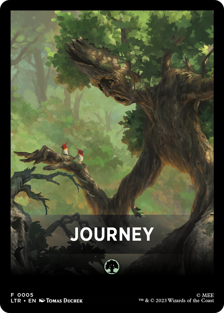 Journey Theme Card [The Lord of the Rings: Tales of Middle-Earth Tokens] | Cards and Coasters CA