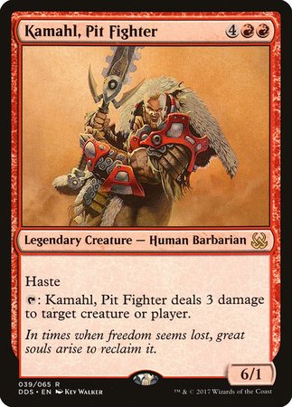 Kamahl, Pit Fighter [Duel Decks: Mind vs. Might] | Cards and Coasters CA