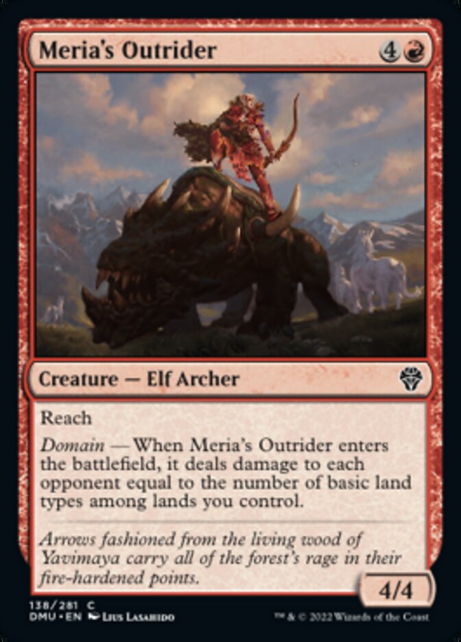 Meria's Outrider [Dominaria United] | Cards and Coasters CA