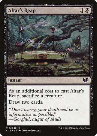 Altar's Reap [Commander 2015] | Cards and Coasters CA