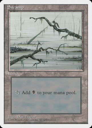 Swamp (C) [Fourth Edition] | Cards and Coasters CA