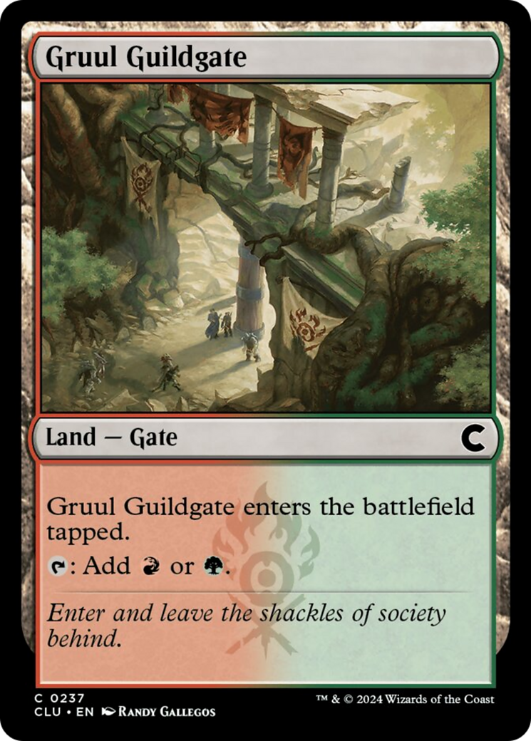 Gruul Guildgate [Ravnica: Clue Edition] | Cards and Coasters CA