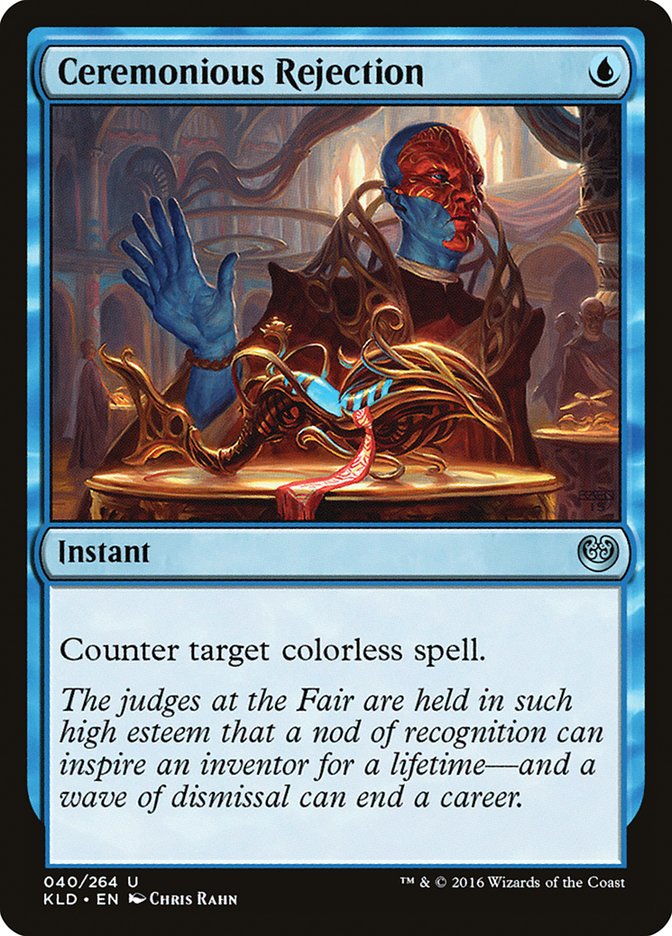 Ceremonious Rejection [Kaladesh] | Cards and Coasters CA